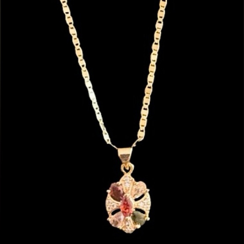 Pretty Bird Jewelry 18K Rose Gold Plated Necklace